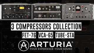 Vocal Compression Tips and Arturia 3 Compressors Collection Demo Analog in The Box