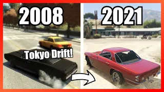 Evolution of Drifting on car in GTA Games (2001-2021)