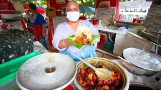 The NICARAGUAN STREET FOOD QUEEN of Granada!! Vigoron and Fritanga Tour in Nicaragua!!