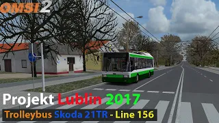 Omsi 2: Trolleybus Skoda 21TR BG Ruse | Projekt Lublin 2017 - Line 156 + New Passenger
