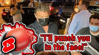 Sylvester Stallone Threatens To Punch Greedy Autograph Seeker In The Face