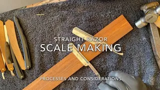 Straight Razors - How to Make Scales (vid 30)