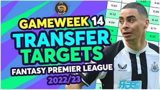 FPL GAMEWEEK 14 TRANSFER TIPS | 825th IN THE WORLD! | Fantasy Premier League Tips 2022/23
