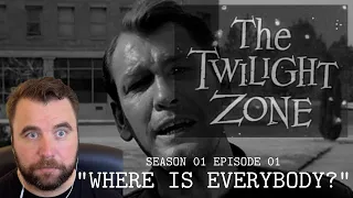 THE TWILIGHT ZONE (1959) REACTION - Season 01 Episode 01 - "Where is Everybody?"