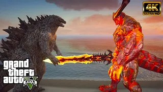 Godzilla Vs Surtur Ragnarok ( GTA V Mods )