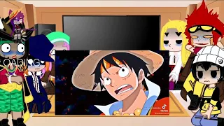 👒 ASL   Garp   Momonosuke and Kinemon   Worst Generation react to Luffy 👒 Gacha Club 👒 Compilati