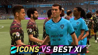 FIFA 21 | SOCCER AID vs ADIDAS ALL STAR | ICONS Gameplay Ft. Messi , Maradona , Pele , Zidane ...