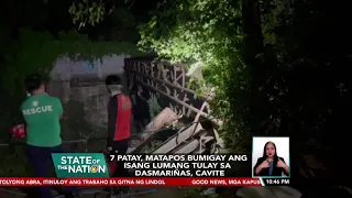 7 patay, matapos bumigay ang isang lumang tulay sa Dasmariñas, Cavite | SONA