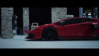 4k SVJ Night #lamborghini #car #svj #aventador