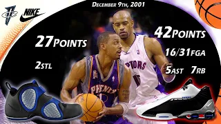 Penny Hardaway VS Vince Carter Face-off December 9th 2001