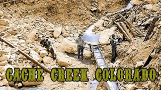 History of Cache Creek Colorado - Epic Gold Mining Adventure Day 3 + Who Camps In The Parking Lot?