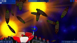 Beating CI5U Hend Game but with a low power Hypergun (Chicken Invaders Universe)