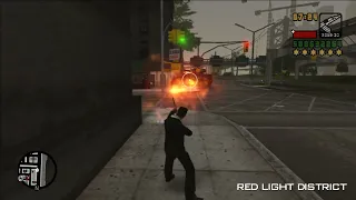 GTA Liberty City Stories Police Station Shootout + Six Star Wanted Level Escaped