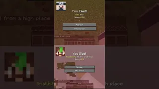how etho and smallishbeans died in Double Life again #shorts