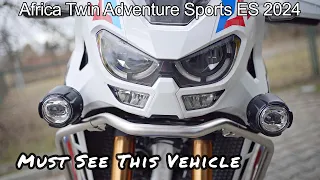 2024 Honda CRF1100L Africa Twin Adventure Sports ES - Walkaround and engine sound