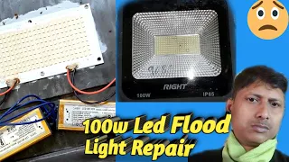 Led flood light Repair | how to Repair Led Flood Light | 100w IP 65 Led Flood Light Repairing sikhe