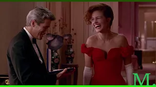 PRETTY WOMAN Julia Roberts Laughing Hard at Richard Gere Jewelry Box Joke