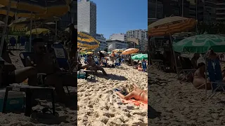 🇧🇷 Rio de Janeiro - Ipanema beach Brazil | beach walk 4K 🌴