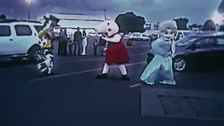 Peppa pig dancing with Woody and Elsa (Gasolina edit)