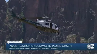 NTSB continues investigation after two die in Apache Junction plane crash