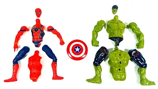 Merakit Mainan Spider-Man dan Hulk Smash Avengers Superhero Toys