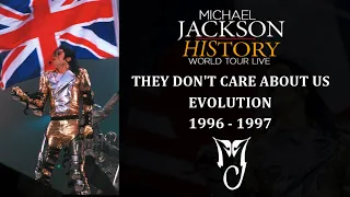 Michael Jackson They Don't Care About Us Evolution 1996 - 1997