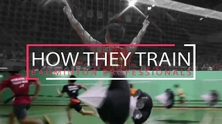 BADMINTON PROFESSIONALS - How They Train 专业球员如何训练 | Lee Chong Wei, Lin Dan, Jorgensen & More