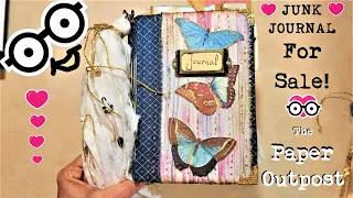 JUNK JOURNAL FLIP THROUGH HUGE Chunky-Monkey Style! She has sold :) The Paper Outpost! :)