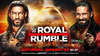 WWE SETH ROLLINS VS. ROMAN REIGNS - WWE ROYAL RUMBLE 2022