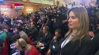Совместная пресс конференция Владимира Путина и премьер министра Венгрии Виктора Орбана