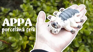 Cómo hacer a APPA de Avatar en PORCELANA FRÍA (en realidad no es un tutorial) | STUDIO VLOG #2 | 🇦🇷