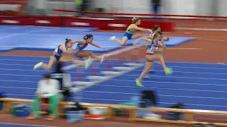 60 m Hurdles W FINAL 1. Diana Grigoroiu (ROM) 8.32 Balkan U20 Indoor Championships Belgrade 2022