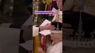 The Moment Camilla is Crowned Queen 👑