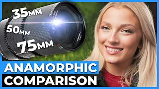 SIRUI Saturn 1.6x 35mm vs 50mm vs 75mm FF Anamorphic Lens - (Pros and cons) and why you NEED them!