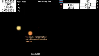 Timeline of LM type star system