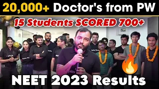 NEET 2023 Results Celebrations 🎉 || 20,000+ Doctors from Physics Wallah !!