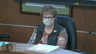 Wausau City Council Finance Committee Budget Session 4 - 10/22/20