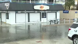 Flooding in Gulfport as storms roll through Tampa Bay area