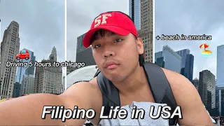 Life in America | road trip to chicago | pinoy sa America | Buhay sa America