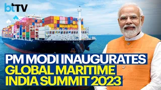PM Narendra Modi inaugurates the 'Global Maritime India Summit 2023'