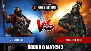 Zhang Fei vs Xiahou Dun | Total War Three Kingdoms Duelist Tournament Round 0 Match 3