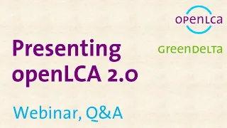 Webinar: Presenting openLCA 2.0