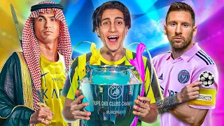 حطيت النصر السعودي وإنتر ميامي في دوري الأبطال🔥 !!