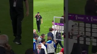Ronaldo Hits a Fan after the Final whistle VS Morocco World Cup QATAR 2022