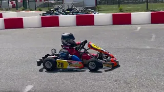 Charlie Preville Karting - First time in IAME Gazelle 60cc at La Sarrée, France