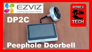 Ezviz DP2C Peephole Doorbell Camera Unboxing and Review