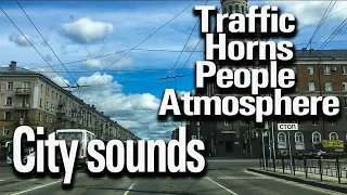 City sounds - Mega City - Traffic, Horns, People, Atmosphere