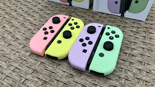 Pastel Nintendo Switch Joy-Cons (Pink, Yellow, Purple & Green) Unboxing