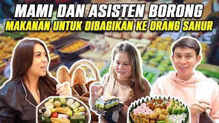 MAMI DAN ASISTEN BORONG MAKANAN UNTUK DIBAGIKAN KE ORANG SAHUR !! GEMESSS