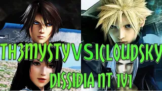 Dissidia Final Fantasy NT 1v1 - th3mysty (Squall,Rinoa) Vs iCloudSky (Cloud,Sephiroth)